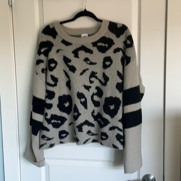 John + Jenn Sweaters - John + Jenn Cheetah Print Sweater